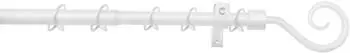 Gardinia Gardinenstangen-Set Hook 1-Lauf &Oslash; 13/16 mm Wei&szlig; (5858)