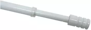 Gardinia Vitragestange Zylinder Ø 10 mm Weiß - 60 - 85 cm (30761)