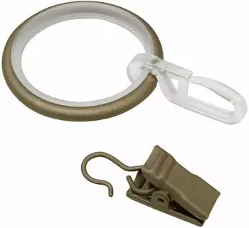 Gardinia Gardinenring mit Gleiteinlage f&uuml;r Kira cappuccino &Oslash; 19 mm 10 Stk.