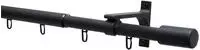 GARDINIA Gardinenstange "Gardinenstangen Set Thasos" &Oslash; 19 mm 1 l&auml;ufig-l&auml;ufig...