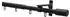 Gardinia Gardinenstangen Komplettset Innenlauf Thasos schwarz 100-190 cm Ø 19/22 mm