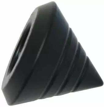 Gardinia Endstück Kegel für Memphis schwarz Ø 16 mm 2 Stk.