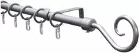 GARDINIA Gardinenstange "Set Metall" 1 l&auml;ufig-l&auml;ufig ausziehbar 1-Lauf