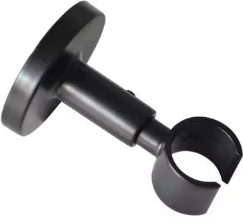 Sch&ouml;ner Wohnen Deckentr&auml;ger Leon f&uuml;r &Oslash; 20 mm - Schwarz-Matt (38-1212)