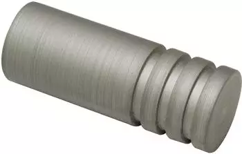 Gardinia Endst&uuml;ck Zylinder f&uuml;r Kira silber &Oslash; 19 mm 2 Stk.