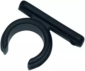 Gardinia Ring Adapter f&uuml;r Universaltr&auml;ger Memphis schwarz &Oslash; 16 mm 2 Stk.