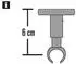 Gardinia Deckenträger für Chicago titan Ø 20 mm