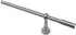 Gardinia Gardinenstangen-Set Pinto 1-Lauf Ø 19 mm Edelstahloptik - 160 cm (31109)