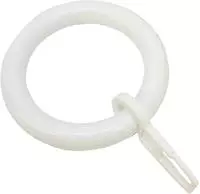 GARDINIA Gardinenring "Kunststoff mit Faltenlegehaken" Serie Spannstange &Oslash; 23/26 mm