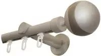 GARDINIA Gardinenstange "Kira mit Innenlauf II" &Oslash; 1,9 mm 1 l&auml;ufig-l&auml;ufig mit