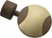 GARDINIA Gardinenstangen-Endst&uuml;ck "Disc" Serie Gardinenstange Kira