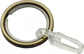 Gardinia Gardinenring mit Gleiteinlage f&uuml;r Chicago bronze &Oslash; 20 mm 10 Stk.