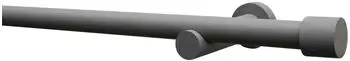 Sch&ouml;ner Wohnen Gardinenstangen-Set Mira 1-Lauf &Oslash; 25 mm - 160 cm - Grau (38-1295)