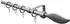 Gardinia Gardinenstangen-Set Flame 1-Lauf Ø 13/16 mm Silber (5855)