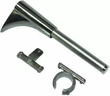 Gardinia Universaltr&auml;ger f&uuml;r Memphis edelstahl-optik &Oslash; 16 mm