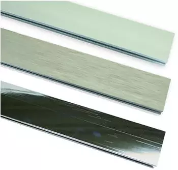 Gardinia Gardinenstange mit Innenlauf II Luxor stahl gebürstet 200 cm 35 x 14 mm