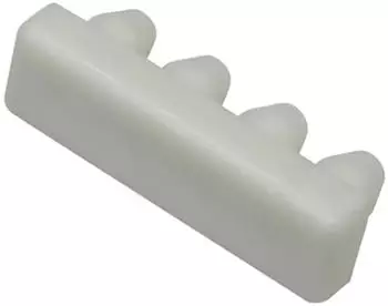 Gardinia Endstück für Aluminium-Vorhangschiene 1-läufig weiß 2 Stk.