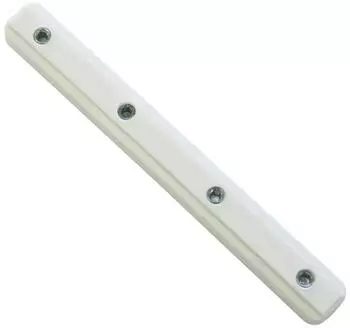 Gardinia Schienenverbinder für Aluminium-Vorhangschienen 1-läufig und 3-läufig weiß