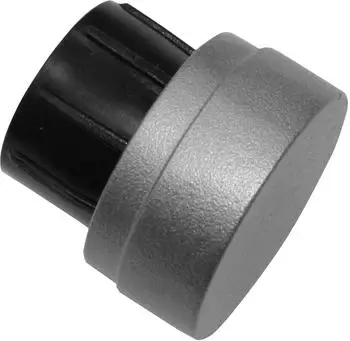 Gardinia Endkappe f&uuml;r Industrial Home silber &Oslash; 25 mm 2 Stk.
