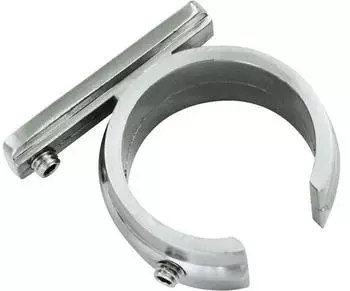 Gardinia Ring Adapter f&uuml;r Universaltr&auml;ger Memphis edelstahl-optik &Oslash; 16 mm 2 Stk.