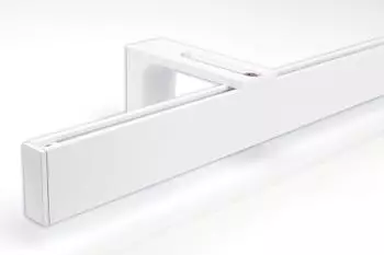Deco-Raum Gardinenschiene nach Ma&szlig; 1-lauf Loft Wei&szlig; 320cm
