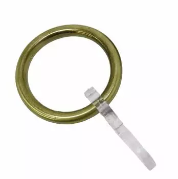 Gardinia Ring Messing Antik f&uuml;r Stilgarnitur Kegel und Zylinder 6-er Pack
