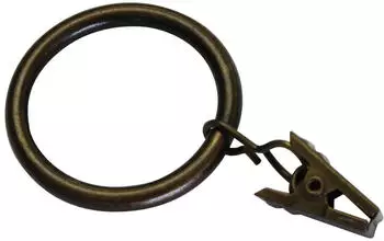 Gardinia Gardinenringe Europa für Ø 19 mm Bronze 10-er Pack