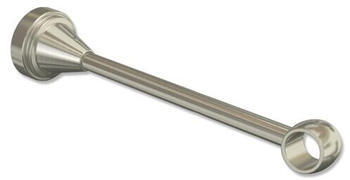 Interdeco Metall Träger Chrom matt 17cm Primus für 16mm Gardinenstangen (1115201-0033)