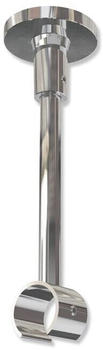 Interdeco Deckenhalterung Chrom 13cm Sonette für 20mm Innenlaufstangen (1120233-0012)