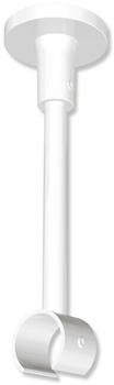 Interdeco Deckenhalterung weiß 13cm Sonette für 20mm Innenlauf-Gardinenstangen (1120233-0032)