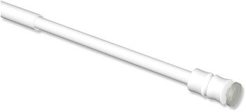 Interdeco Klemmstangen/ausdrehbare Scheibenstangen/Klemmfix Federstangen Flexo weiß 60-90cm (2008011-0601)