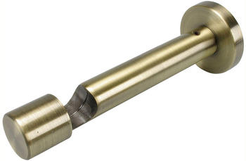 Liedeco Träger Gardinenstangen mit Schraubkappe für Gardinenstangen 16 mm goldfarben (28680255)