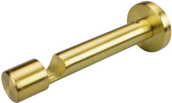 Liedeco Träger Gardinenstangen mit Schraubkappe für Gardinenstangen 16 mm goldfarben (28790421)