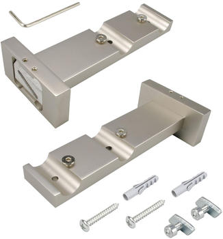 Liedeco Doppelträger Gardinenstangen für Gardinenstangen 16 mm (68398941)
