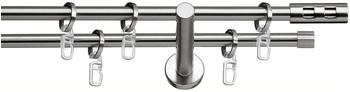 Indeko Teneriffa 12mm 2-läufig silberfarben 200cm
