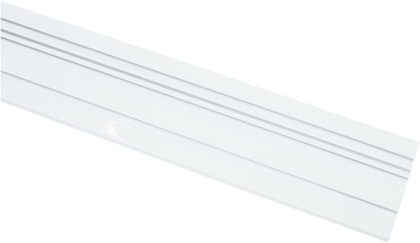 Gardinia Vorhangschiene 1-läufig Fixmaß Serie Aluminim-Vorhangschiene weiß (709637)