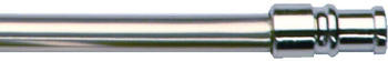 Bestlivings Gardinenstange (50-75cm) Silber - Chrom Glänzend