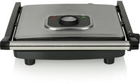 Gr-2858 Elektro Kontaktgrill Antihaftbeschichtung, Kontrollleuchte Schwarz, Silber -