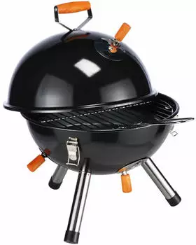 Spetebo Mini Kugelgrill 40 x 30 cm schwarz (60331)