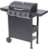 El Fuego San Jose 4 Brenner Gasgrill 114 x 101,5 x 51 cm Schwarz (AY0206)