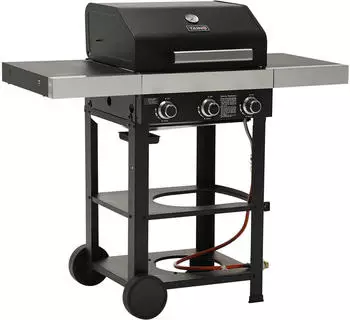 Taino Waybaya 3+0 Gasgrill schwarz/silber (93513)