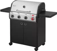 Gasgrill Chicago Next 4 R Turbo Edelstahl Farbig Schwar