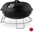 Relaxdays Portable charcoal barbecue 36 cm black