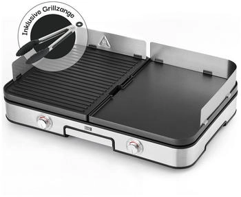 Lebenlang Tischgrill 2400W inkl. Grillzange und Spritzschutz (LBL8586)