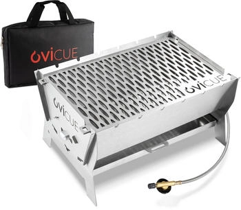 ovicue Mobiler Steck-Gasgrill L