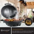 Kesser 2in1 Tischgrill-Standgrill