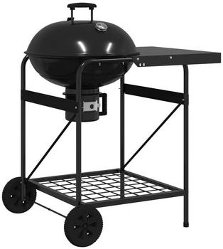 vidaXL Grillwagen Schwarz mit Deckel 96 x 72 x 113 cm Metall (42003856)