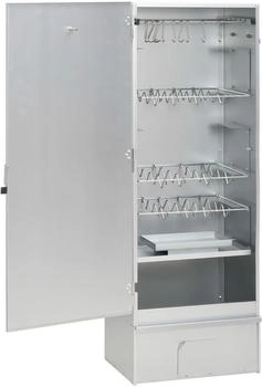 vidaXL Räucherofen mit Kaltrauchgenerator Verzinkter Stahl (3200772)