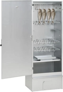 vidaXL Räucherofen mit Kaltrauchgenerator Verzinkter Stahl (3200768)