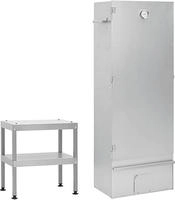 vidaXL R&auml;ucherofen mit Tisch Verzinkter Stahl